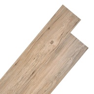 PVC podlahové panely 5,26 m² 2 mm hnedý dub bez lepidla