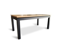 Drevený stôl 160/90 + 40 cm PABLO v štýle LOFT