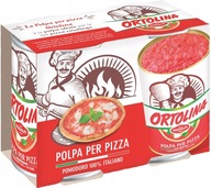Ortolina Polpa per pizza sos do pizzy 2 x 400 g