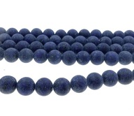 matný LAPIS LAZULI s pyritom - guličky 6mm 10ks