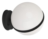 Nástenné svietidlo Sphere IP44 black guľa čierna