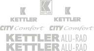 KETTLER ALU RAD City Comfort białe naklejki 16-8R