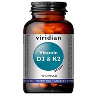Vitamín D3 a K2 90 kapsúl Viridian