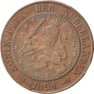 Moneta, Holandia, Wilhelmina I, 2-1/2 Cent, 1894,