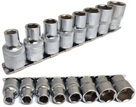 YATO - NASADKI KRÓTKIE NA LISTWIE 1/2" ZESTAW NASADEK 8-21MM