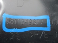 cover boot PEUGEOT 5008 II 9811349977