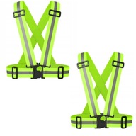 ODBLASKOWE SZELKI BEZPIECZEŃSTWA DO BIEGANIA ROWERU