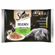 Sheba Delicacy Kolekcja smaków w galaretce 4x85g