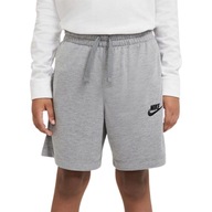 Spodenki junior Nike szare bawełniane DA0806 091 S