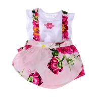 GUESS SET BODY ŠATY PRINT (0-3M)