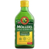 Möllers Gold Tran Norweski suplement diety Cytrynowy 250ml