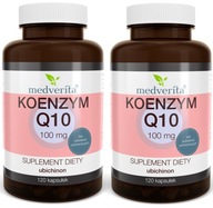 Medverita Koenzým Q10 100 mg Ubichinón Metabolizmus Antioxidácia 240 kaps