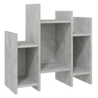 vidaXL Bočná skrinka, sivá betónová, 60x26x60 cm, drevotrieska