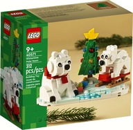 Originálne LEGO Zimné ľadové medvede 40571 Ideálne na darček Kocky