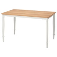 IKEA DANDERYD Stôl dyha dub/biela 130x80 cm