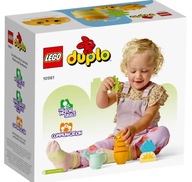 KLOCKI LEGO DUPLO 10981 Rosnąca marchewka 11 elementów Konewka