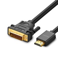 UGREEN KABEL PRZEWÓD PRZEJŚCIÓWKA ADAPTER DWUKIERUNKOWY WIDEO HDMI DVI 1M