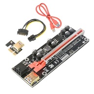 Riser USB3.0 PCI-E 6PIN 010S+ Plus 8 kondenzátorov
