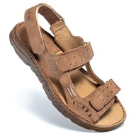 PanSzew ORIGINÁLNE Pánske sandále Kožené Šľapky z prírodnej kože 39-46