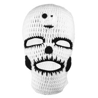 Pletená lyžiarska maska Halloween Beanie Face Cover
