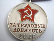 ODZNACZENIE MEDAL ORDER SREBRO ZSRR