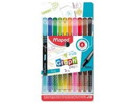 TENKOPISY Maped Graph Pens 0,4mm 10Farby