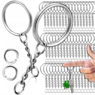 KULCSTARTÓ ALAP MEDÁL KÖR LÁNC 25mm 100DB