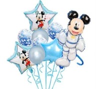 Balony Myszka Mickey Mouse Urodziny Miki 9 szt