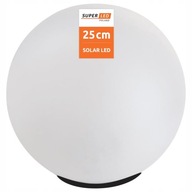 Kerti lámpa LED napelemes gömb 25cm földbe szúrható SuperLED