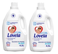 Lovela Baby hipoalergiczny płyn prania białego mleczko dla dzieci 4,5L x2