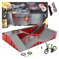 КОМПЛЕКТ ГРИФА ВЕЛИКИЙ СКЕЙТПАРК ДЛЯ ДІТЕЙ СКЕЙТБОРД + ВЕЛОСИПЕД FB-09-B POW