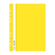 Żółty skoroszyt zawieszkowy Oficio A4 PVC twardy wąs o długości 16,5 cm