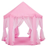 Šesťhranný detský stan pre dom / záhradu - ružový
