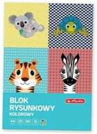 Blok rysunkowy A4/20K kolor Cute Animals