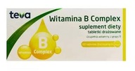 Vitamín B komplex, 60 ošetrených tabliet