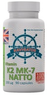 NAVIGATOR VITAMIN K2 MK-7 200mcg NATURAL 90 kaps. Zrážanie krvi