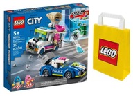 LEGO CITY 60314 Policyjny pościg za furgonetką z lodami