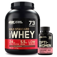 OPTIMUM NUTRITION WHEY GOLD STANDARD 100% 2270G + OPTI-WOMEN 60 CAPS