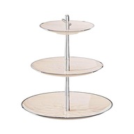 3-poziomowy stojak na babeczki Ozdobne ozdoby na środek stołu Talerz na owo