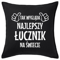 NAJLEPSZY ŁUCZNIK poduszka 50x50 prezent