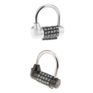 2pcs 5 dial letters combination padlock code lock