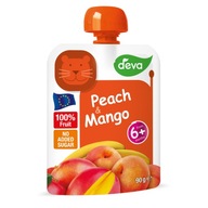 DEVA Mus owocowy brzoskwinia mango 90G