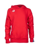 Mikina Arena Jr Team Hooded Sweat Panel RED 128