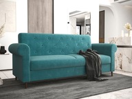 3 Osobowa Sofa 244 Elegancka Wygodna Kanapa Rozkładana + Pojemnik Louis