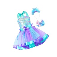 princeznovské šaty Girl Princess Dress for L Blue