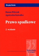 PRAWO SPADKOWE - 2 WYDANIE - HANNA WITCZAK, AGNIESZKA KAWAŁKO