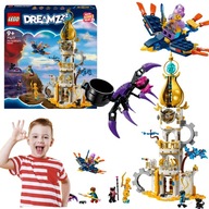 LEGO DREAMZZZ WIEŻA LUB FORTECA PIASKINA 2W1 OBROTOWY DACH DZIAŁO BROŃ SIĘ