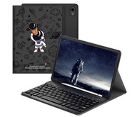 Etui z beprzewodową klawiaturą do iPada - czarne z astronautą