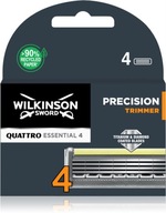 Wilkinson Sword Quattro Titanium Precision zapasowe ostrza 4 szt.
