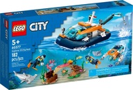 LEGO City 60377 Łódź do nurkowania badacza Explorer Diving Boat